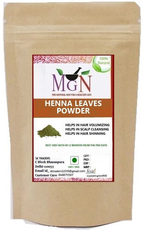 MG Naturals HENNA LEAVES ( MEHENDI ) POWDER 400 GM  (400 g)