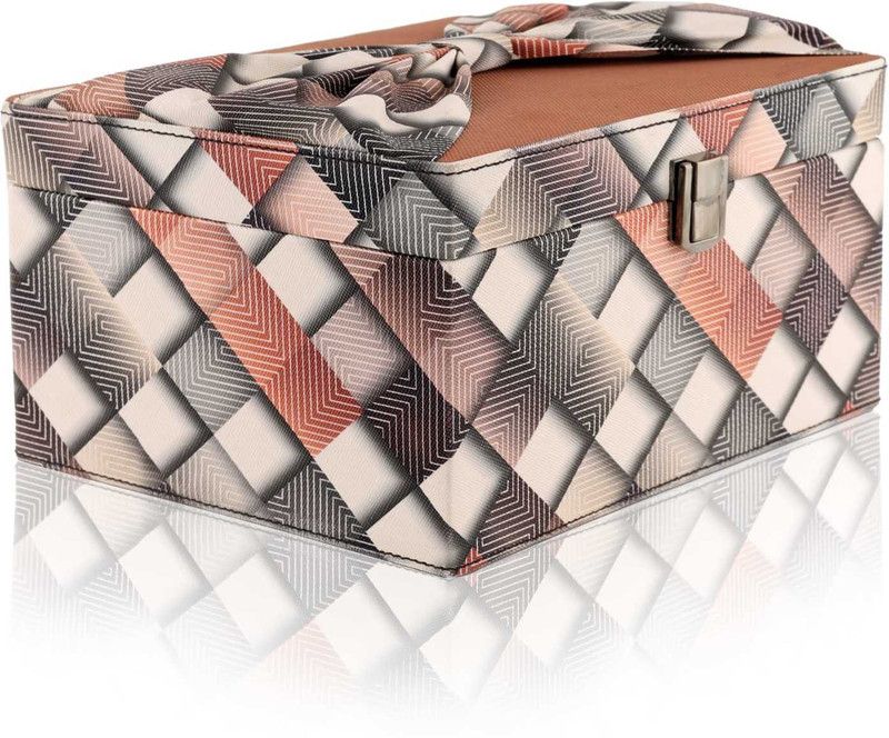 Fadak Vanity Box For Girls VANITY BOX Vanity Box  (Brown)