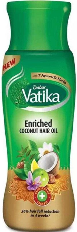 Dabur VATIKA ENRICHED COCONUT HAIR OIL (PACK OF 1) Hair Oil  (300 ml)