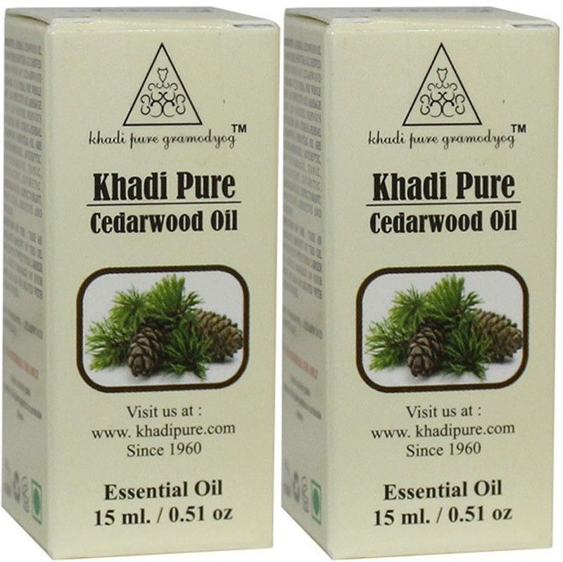 KHADI Pure Herbal Cedarwood Essential Oil  (30 ml)