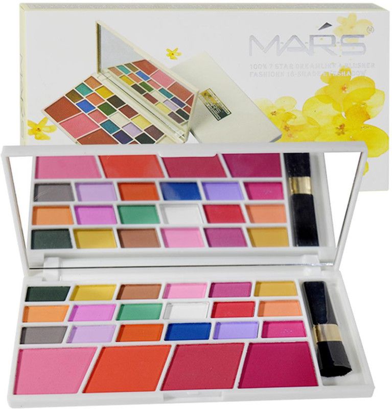 MARS 4 Blusher and 18 Shade Eye Shadow With Laperla Kajal-03