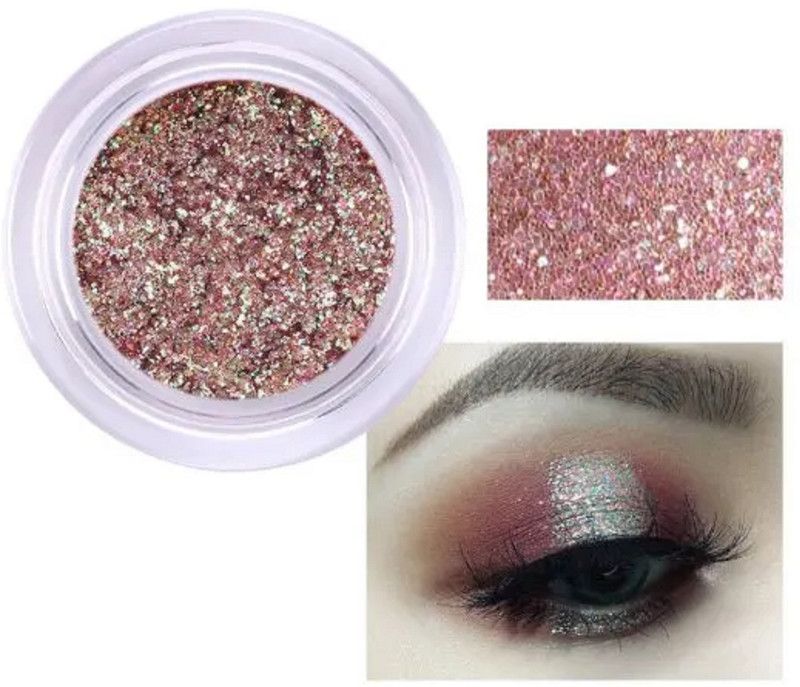 Latixmat Fashion Glitter Shimmer Pearl Loose Eyeshadow For All Skin  (BROWN GOLD)