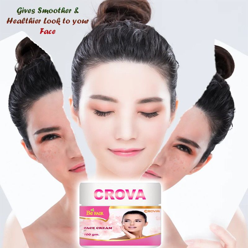 CROVA Skin Lightening & Brightening Fairness Cream | 100% Natural | For All Skin Types  (100 g)
