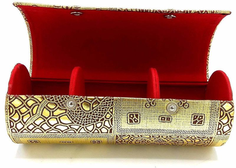 RS Diamond box-case bangle box case Vanity Box Jewellery Vanity Box  (Gold)