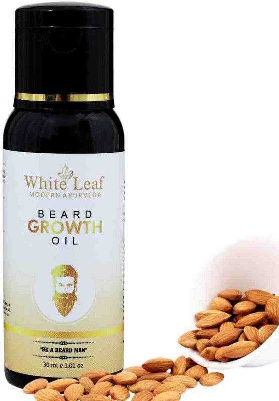 White Leaf Beard Hair Gorwth Nourishing Beard Oil With Neem Oil For Faster Beard Growth Hair Oil  (30 ml)
