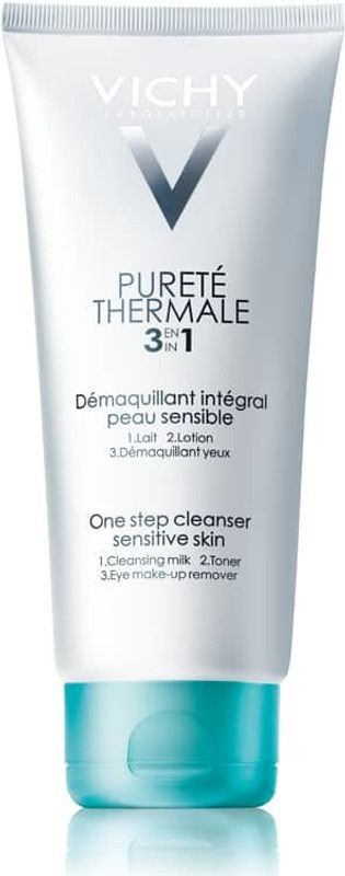 Vichy Purete Thermale 3 In 1 One Step Cleanser Sensitive Skin, 200ml Men & Women  (200 ml)