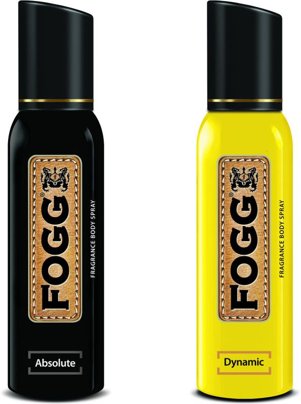 Fogg Deo Combo Pack (ABSLUTE + DYNAMIC 300ml) Body Spray - For Men & Women  (300 ml, Pack of 2)