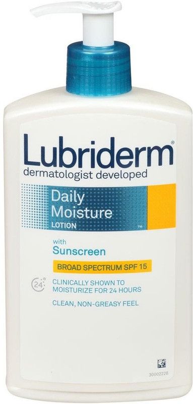 Lubriderm Daily Moisture Lotion Moisturizer with Sunscreen - SPF 15 PA+++  (350 ml)