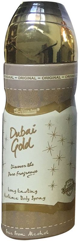 Al Nuaim DUBAI GOLD (PACK OF 1) Deodorant Spray - For Men & Women  (200 ml)