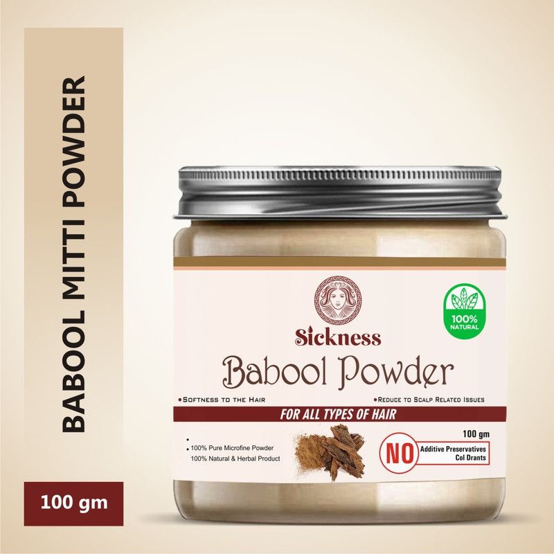 sickness 100% PURE & ORGANIC BABOOL POWDER (100 GM)  (100 g)