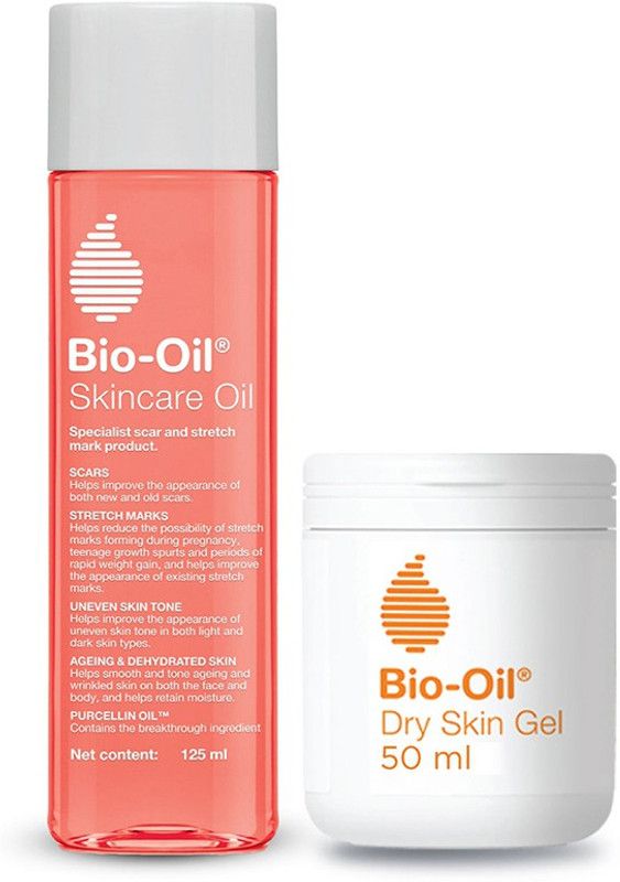 Bio-Oil Perfect Skincare Combo 125ml and Dry Skin Gel 50 ml for Moisturized Skin  (175 ml)