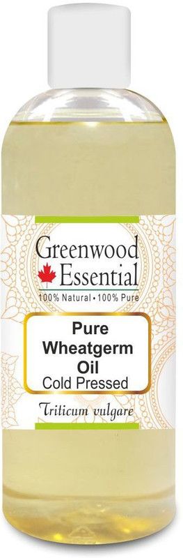 Greenwood Essential Pure Wheatgerm Oil (Triticum vulgare) 100% Natural Therapeutic Grade Cold Pressed  (200 ml)