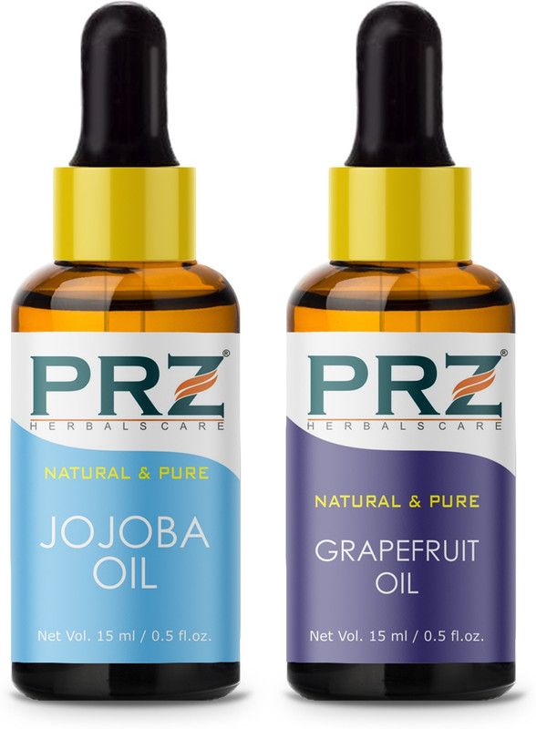 PRZ Combo of Jojoba oil and Grapefruit oil (Each 15ML )  (15 ml)