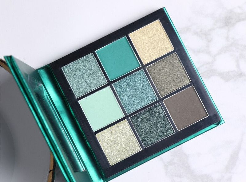 THTC Best Shimmer & Shine Diamond Emerald Eye shadow Pressed Powder Palette 9 g  (MULTI COLOR)