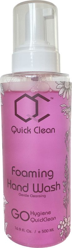 Quick Clean Foaming Hand Wash - Gentle Cleansing I Foam Pump Dispenser Hand Wash Pump Dispenser  (500 ml)