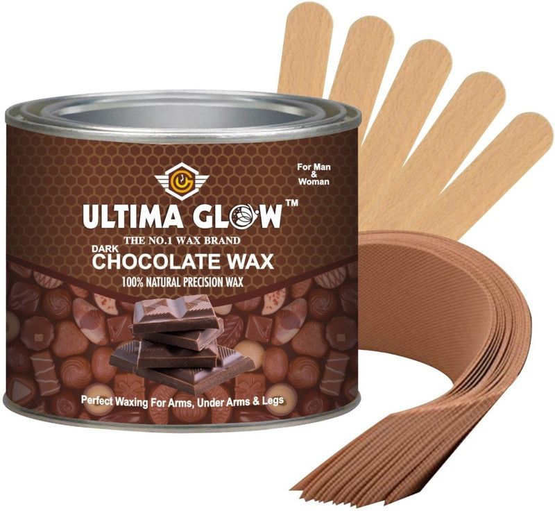 Ultima glow hair removal wax dark chocolate wax strip stick for all skin soft wax g 600.362 Wax  (600.361999999994 g)