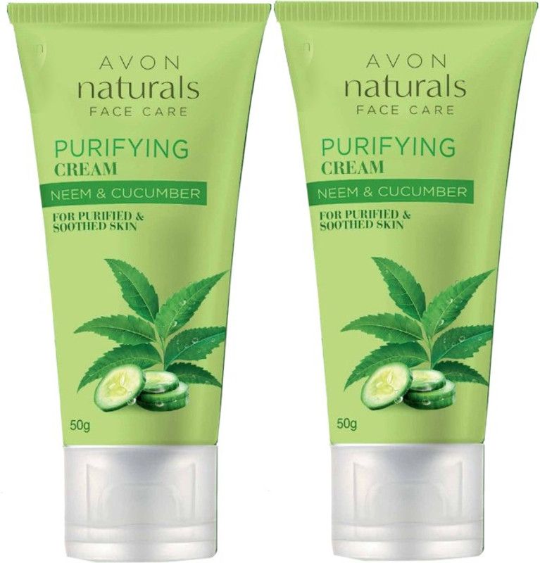 AVON Naturals Purifying Cream - Neem & Cucumber (set of 2)  (100 g)