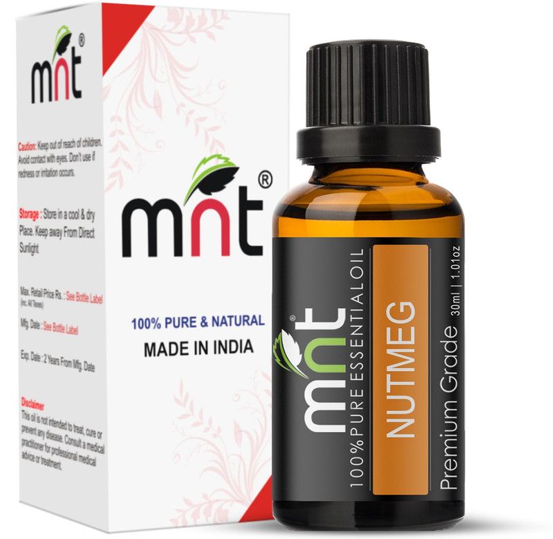 mnt Nutmeg Essential Oil (30ML) 100% Pure Natural & Therapeutic Grade For Aromatherapy, Skin, Acne & Hair Growth  (30 ml)