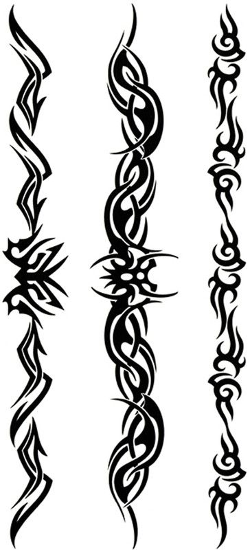 The Canvas Arts The Canvas Arts Arm Band Ring Heart Hand Temporary Tattoos  (Ring Tattoo (3 Tattoo In a Sheet), Arm band Tattoo)