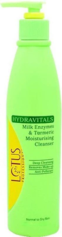 Lotus Professional Hydravitals Milk Enzymes and Turmeric Moisturising Cleanser  (250 ml)