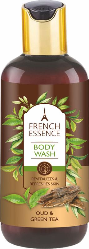 FRENCH ESSENCE Oud & Green Tea Body Wash For Men & Women, Long Lasting Fragrance, 300ml  (300 ml)