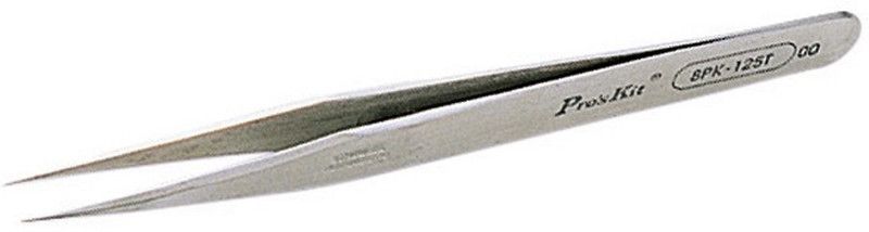 Proskit Super Fine Tip Straight Tweezer (120mm)