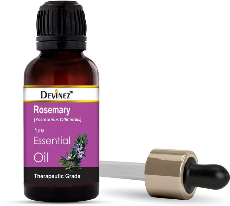 DEVINEZ Rosemary Essential Oil, 100% Pure, Natural & Undiluted, Natural Relaxant For Skin, Muscle & Joints, For Use In Aromatherapy, Hair Conditioner, 10ml  (10 ml)