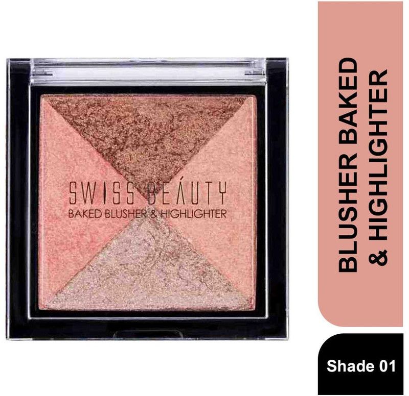 ShopGlobal BLUSHER BAKED &HIGHLIGHTER SB-806 Shade 01 Highlighter  (Shade 01)