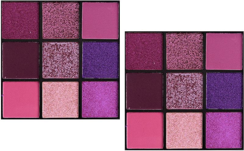 YAWI PIGMENTED SHIMMERY & MATTIE OBSESSIONS AMETHYST EYESHADOW PALETTE COMBO 18 g  (Multi Shade)