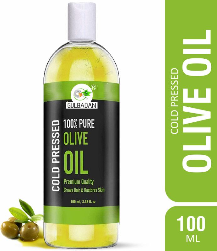 GULBADAN 100% Pure Extra Light Olive Oil for Hair, Skin & Massage Oil Hair Oil  (100 ml)