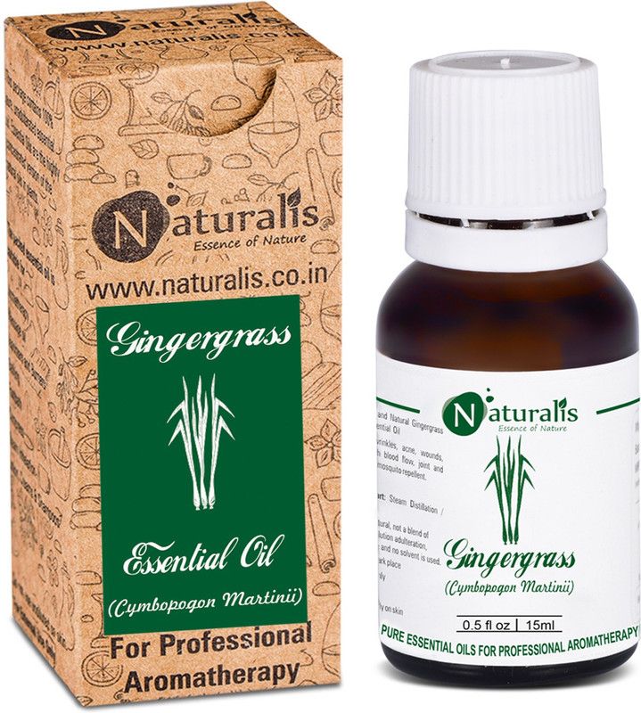 Naturalis 100% Pure Gingergrass Essential Oil  (15 ml)