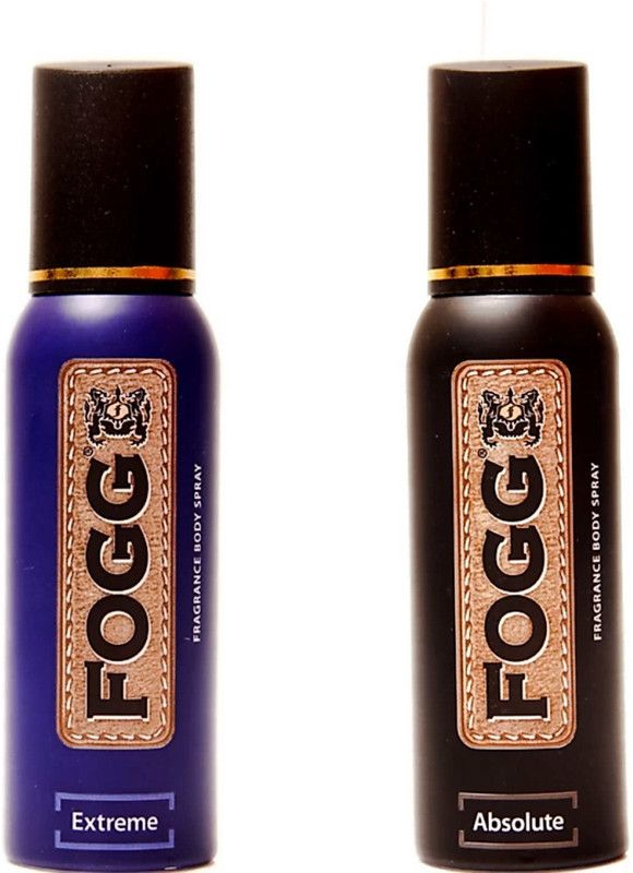 FOGG Extreme & Absolute Perfume Body Spray - For Men  (300 ml, Pack of 2)