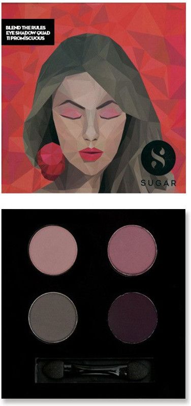 SUGAR Cosmetics Blend The Rules Eyeshadow Quad Promiscuous 5 g  (11 Promiscuous)