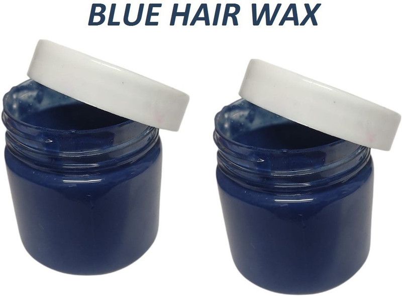 MYEONG New Brand hair color wax for man and woman instant hair coloring Hair Wax Pack Of Two , ROYAL BLUE