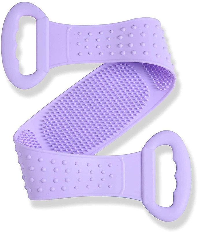 BS NATURAL Double Sided Belt Scrubber Washer for Bath (Pack of 1) Multicolor
