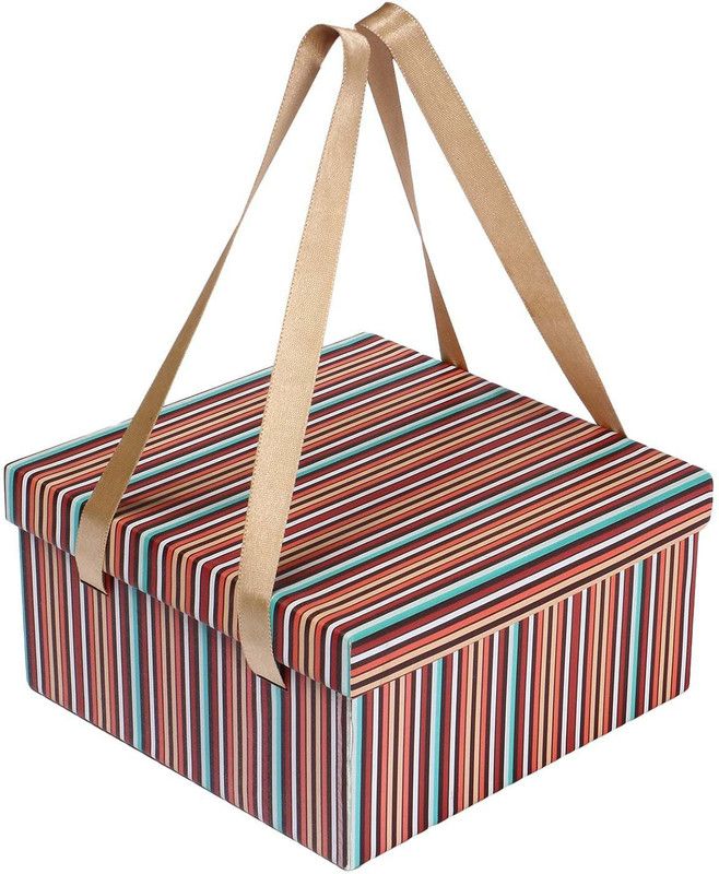 NICE PACKAGING Customer fav' Top bottom box (7x7x3.5 inches, Hamper-075) Multi Use Vanity Box  (Multicolor)