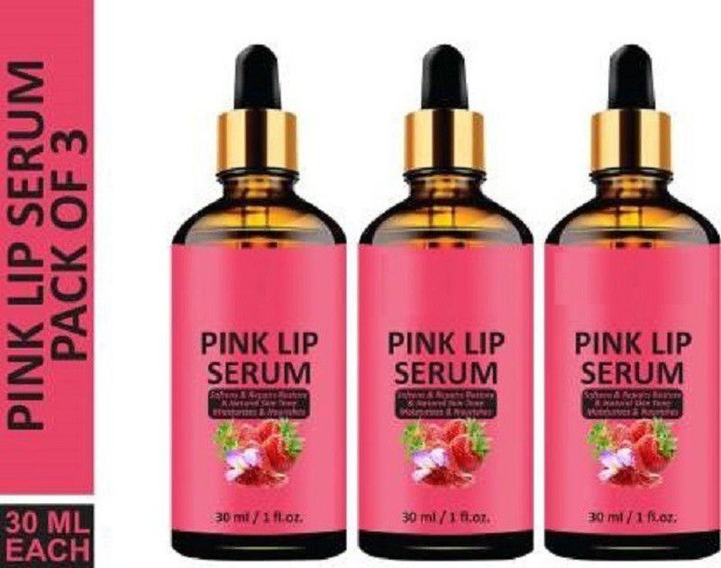 ShopCircuit PINK LIP GLOSS SERUM OIL for Shiny & Glossy Lips- For Men & Women 30 ml Fruity  (Pack of: 3, 3 g)