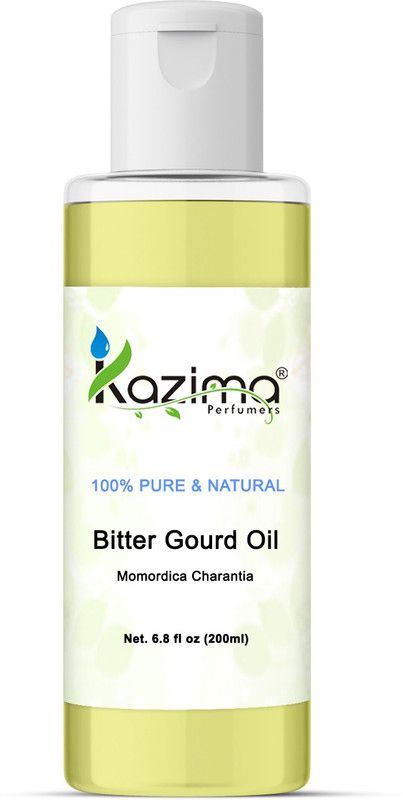 KAZIMA Bitter Gourd Cold Pressed Carrier oil (200ML) 100% Pure Natural & Undiluted For Skin care & Hair treatment  (200 ml)