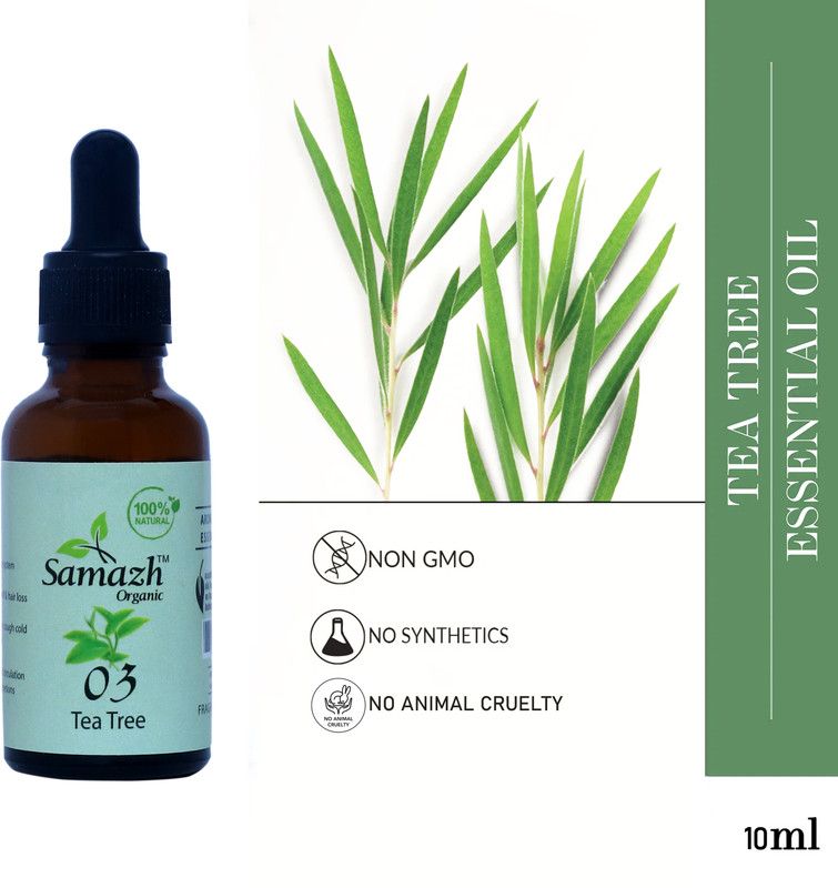 Samazh TEA TREE 100% PURE AND NATURAL ESSENTIAL OIL  (10 ml)