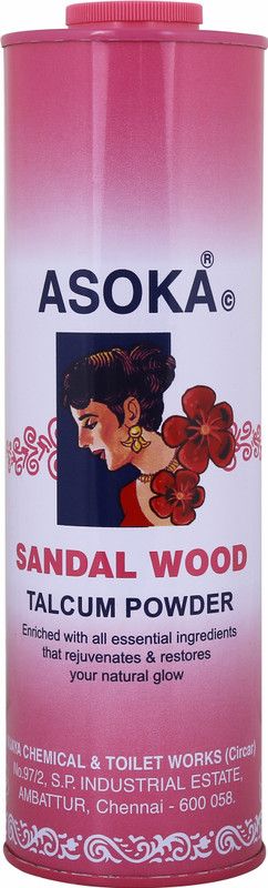 Asoka Sandal Wood Talcum Powder-300G  (300 g)
