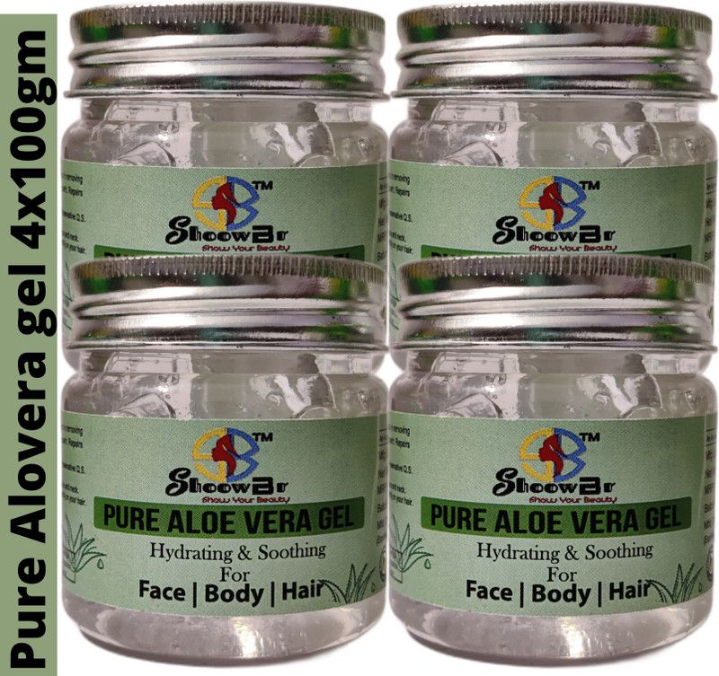 Shoowbr 99% Pure Aloe Vera Gel - Ultimate for Skin and Hair All Skin Type  (100 g)
