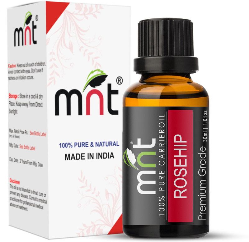 mnt Rosehip Cold Pressed Carrier Oil (30ML) 100% Pure Natural & Therapeutic Grade For Aromatherapy, Skin, Acne & Hair Growth  (30 ml)