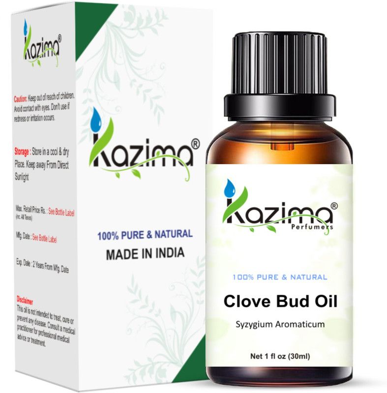 KAZIMA Clove Bud Essential Oil (30ML) Pure Natural Oil  (30 ml)