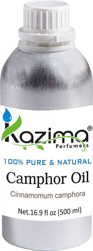 KAZIMA Camphor Essential Oil (500ML) 100% Pure Natural & Undiluted For Skin care & Hair treatment  (500 ml)