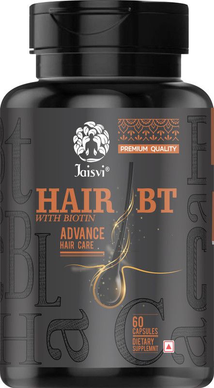 Jaisvi Hair BT Support Radiant Skin Nail Healthy Hair Growth for Men & Women 60 Capsule  (50 g)