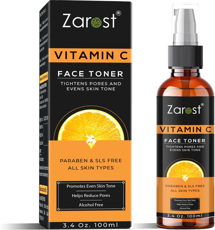 zarost Vitamin C Face Toner for Tightening, Whitening, Brightening & Blemish Free Skin Men & Women  (100 ml)