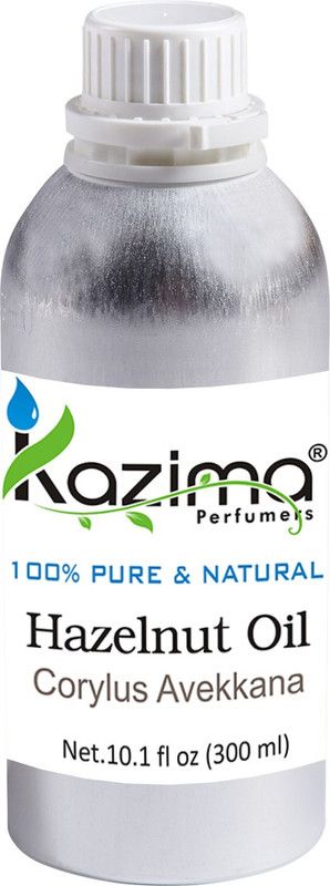 KAZIMA Hazelnut Cold Pressed Carrier Oil (300ML) 100% Pure Natural & Undiluted For Skin care & Hair treatment  (300 ml)