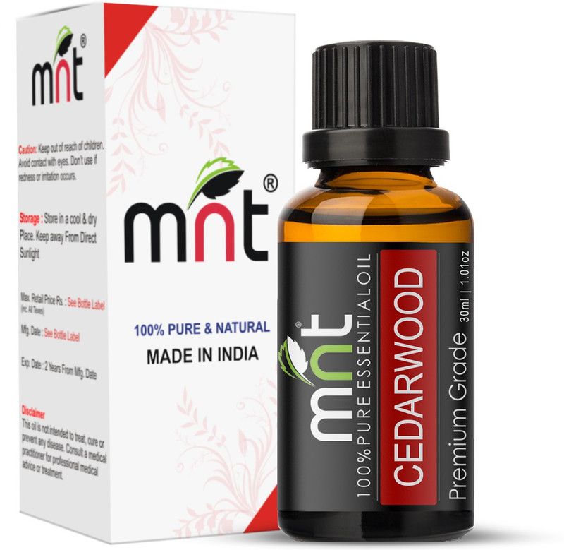 mnt Cedarwood Essential Oil (30ML) 100% Pure Natural & Therapeutic Grade For Hair, Skin  (30 ml)