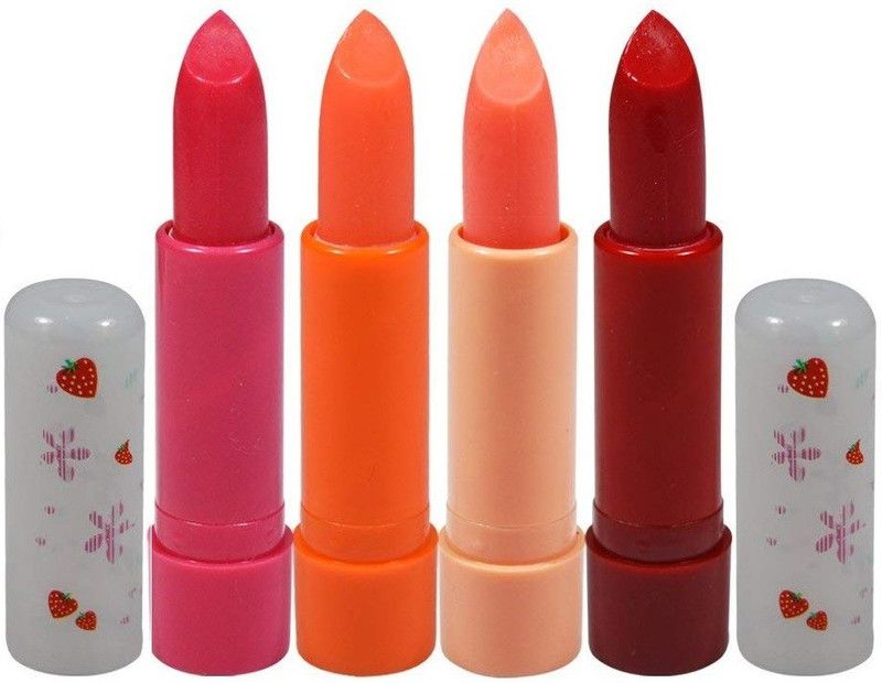 REIMICHI Best Ultra Hydrating & Moisture Lip Care Glossy Baby Color Changing Lip Balm FRUIT  (Pack of: 4, 12 g)