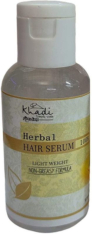 Leafveda Khadi Herbal and Natural Hair Serum Hair Oil  (50 ml)